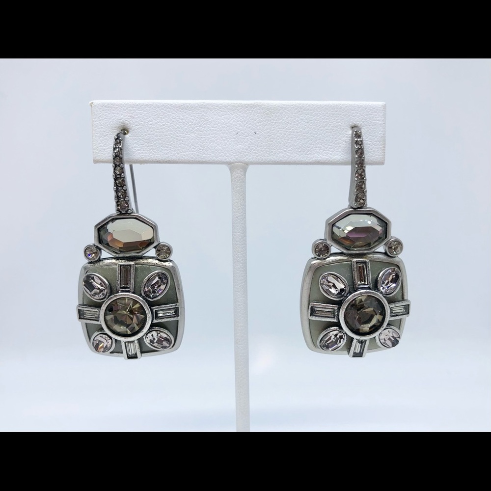 Lia Sophia Red Carpet Collection Chunky Crystal Earrings